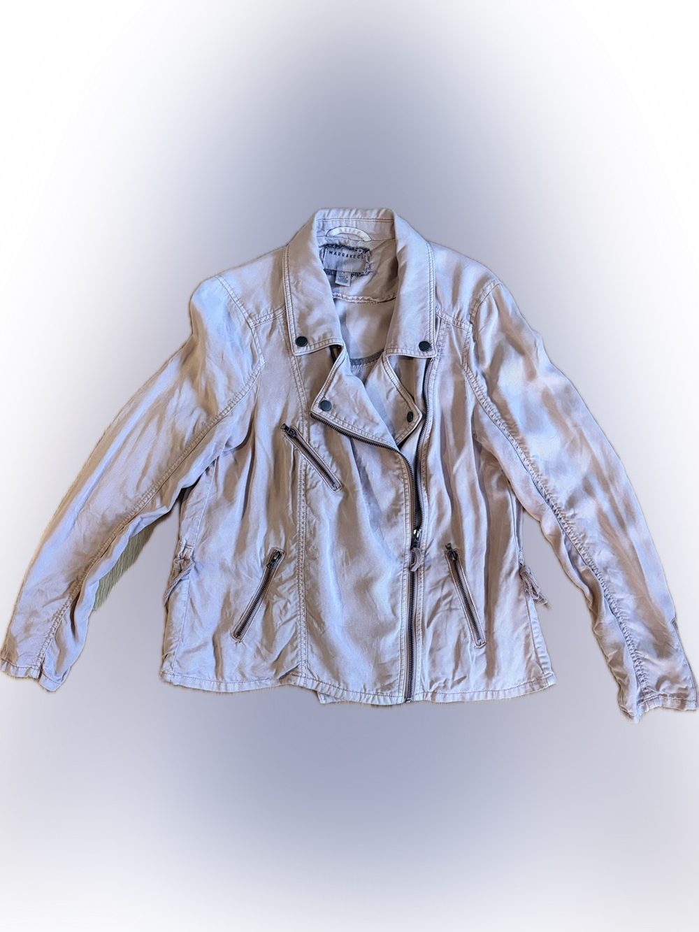 Light Pink Moto Jacket by Marrakech (Anthropologie)